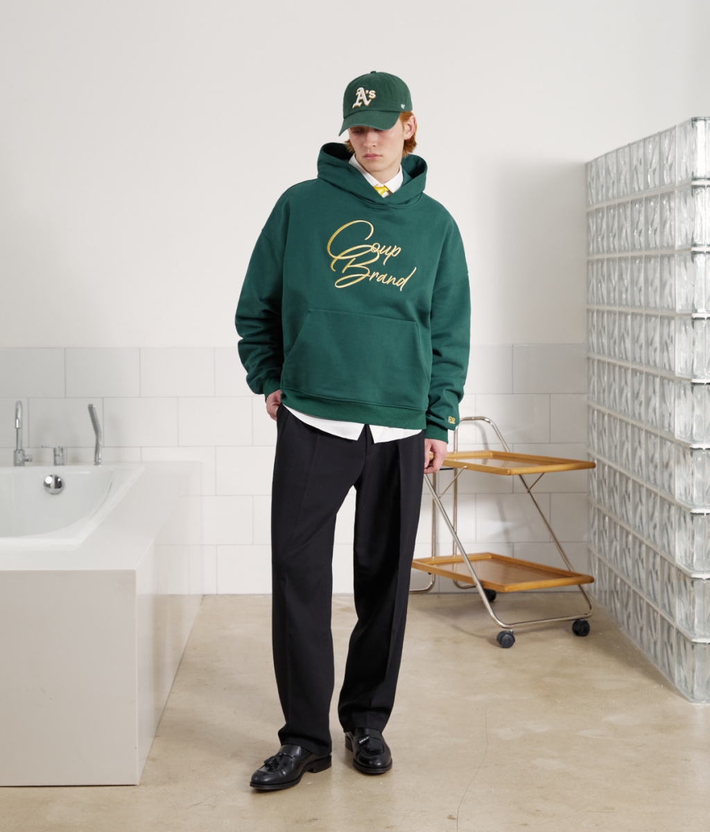 COUP BRAND HOODIE CB GREEN