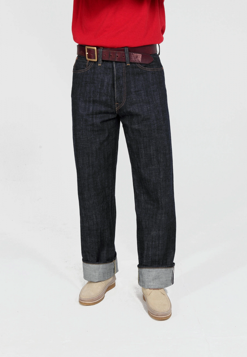 DOUBLE POUNDER ДЖИНСЫ X-04-S-OW SELVEDGE RANCH JEANS WIDE FIT