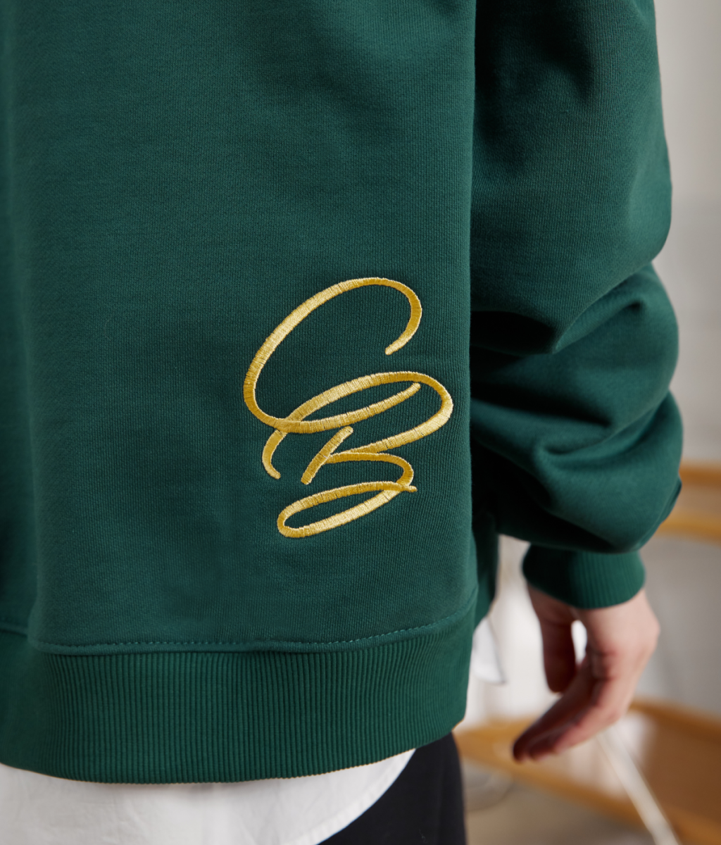 COUP BRAND HOODIE CB GREEN