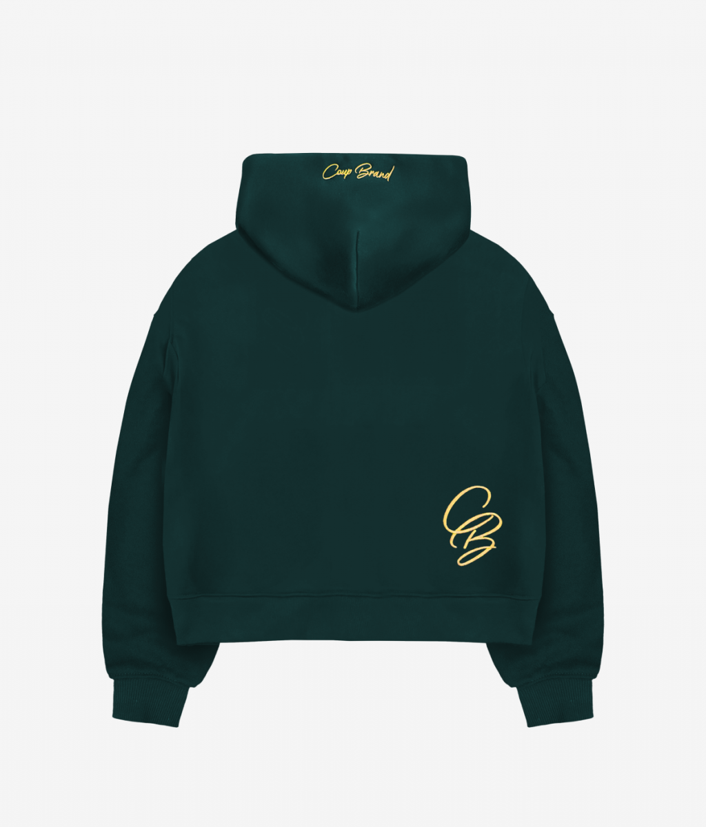 COUP BRAND HOODIE CB GREEN