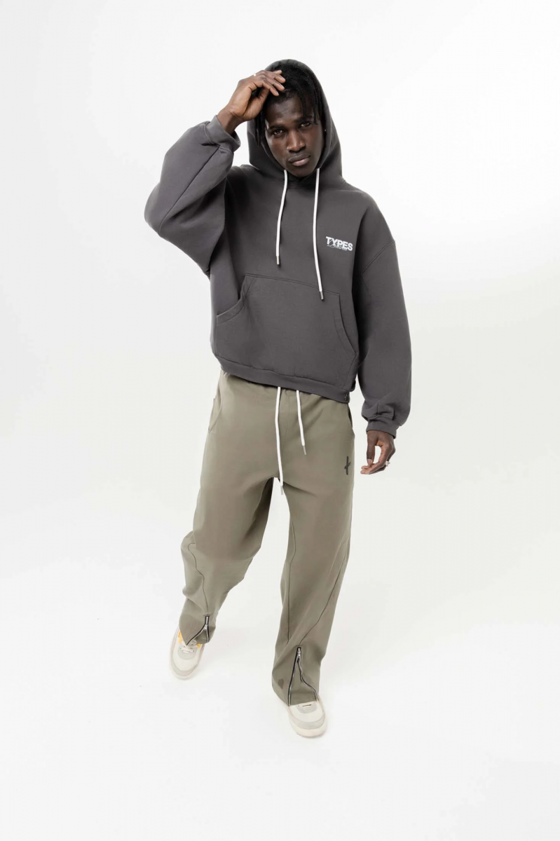 TYPES KHAKI "ZIPPER" PANTS