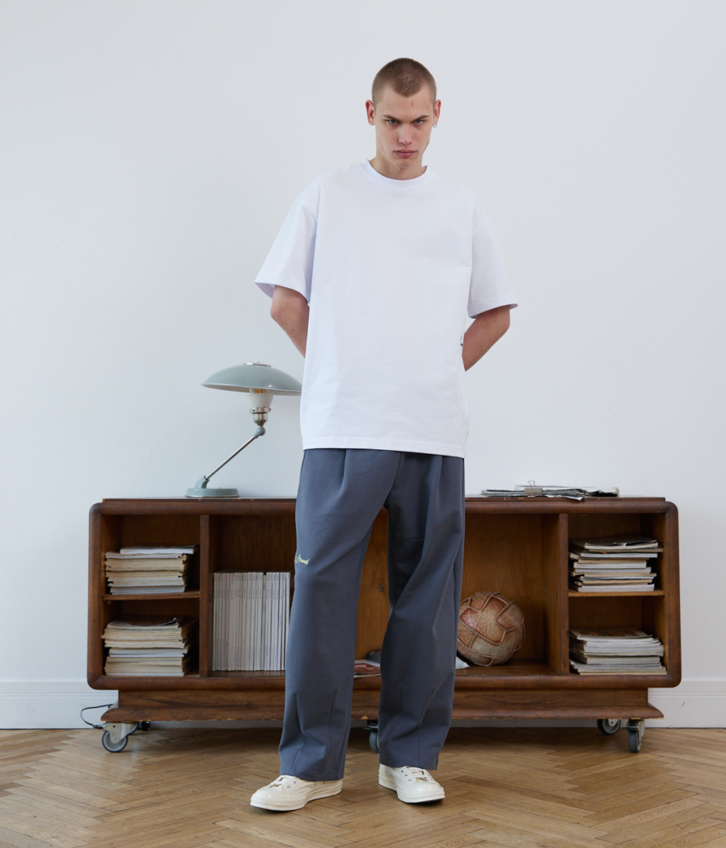 COUP BRAND T-SHIRT BASIC WHITE/BLACK