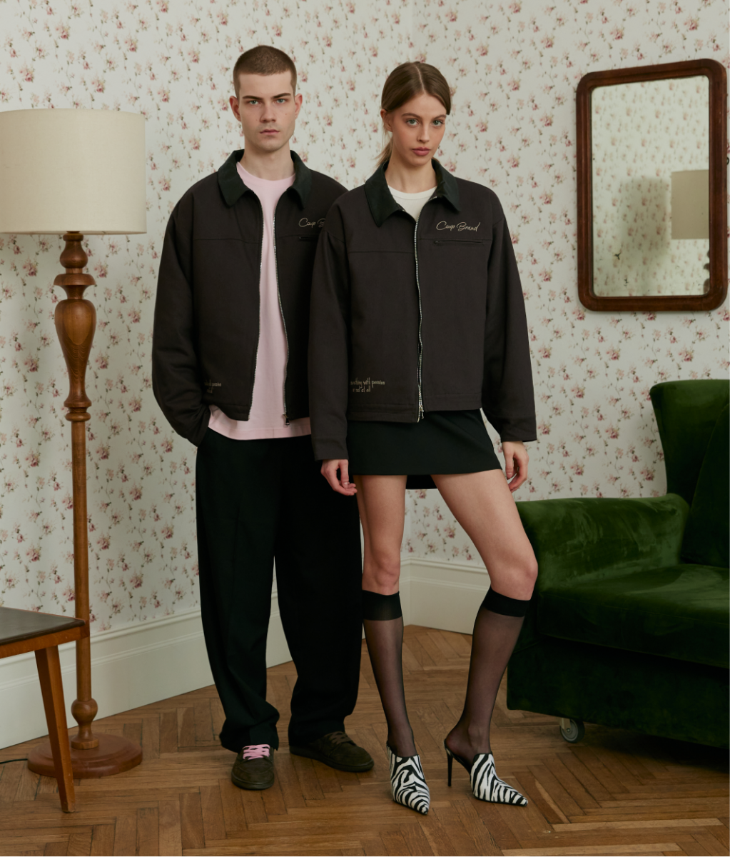 COUP BRAND JACKET BASIC BROWN