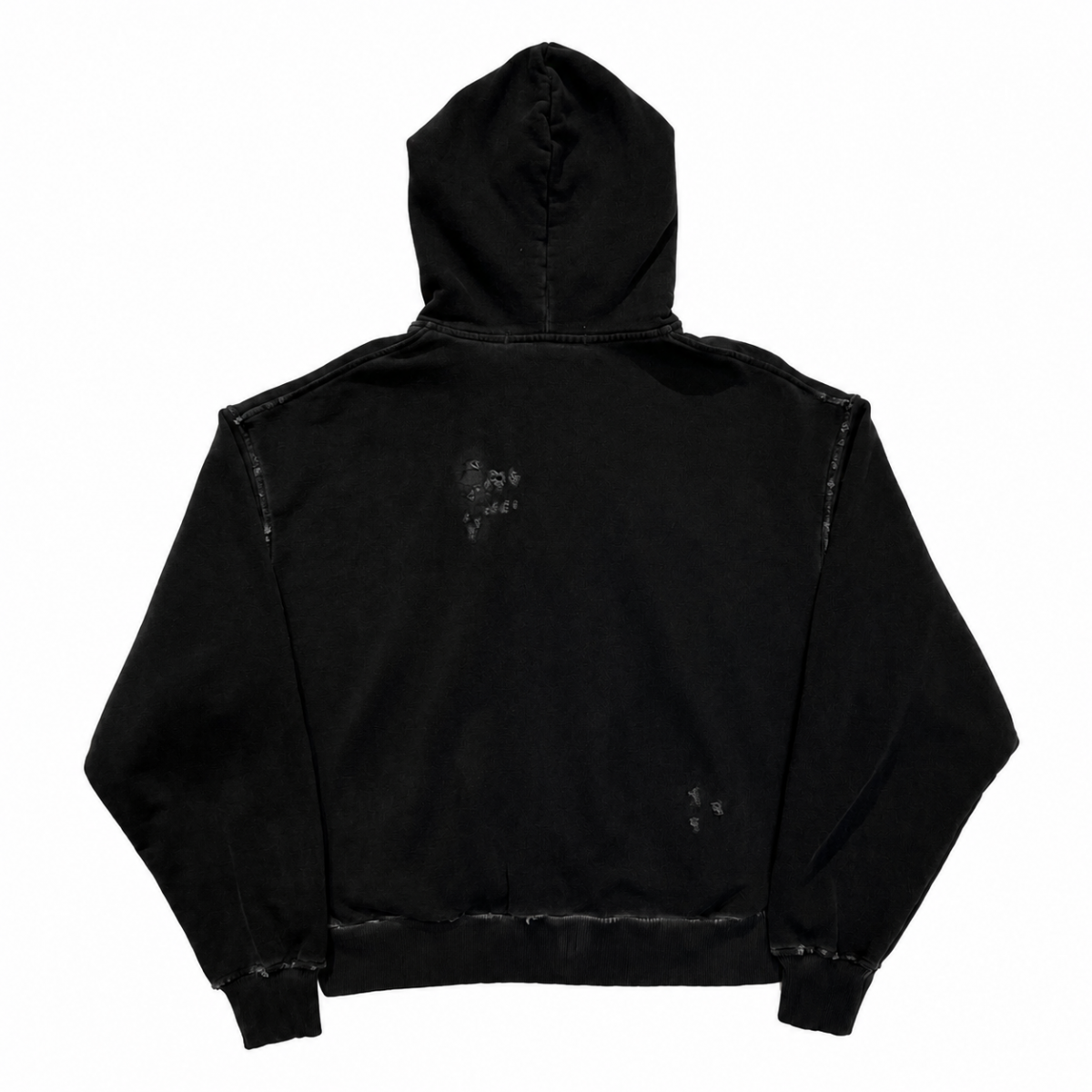 NEW BASE ZIP HOOD DISTRESSED