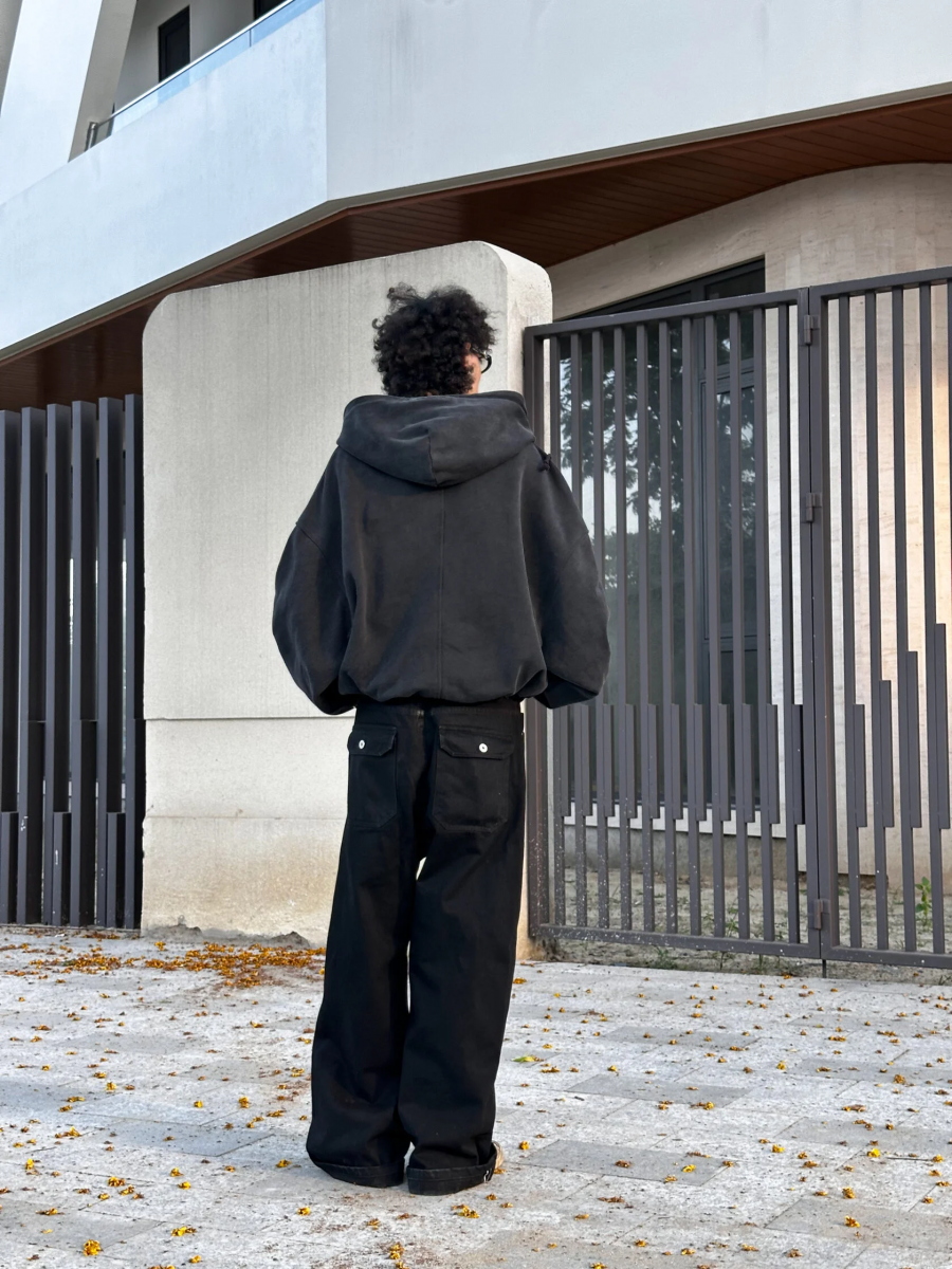 OPEN SYMBOLS BIG HOODIE GEN.2 WASHED BLACK