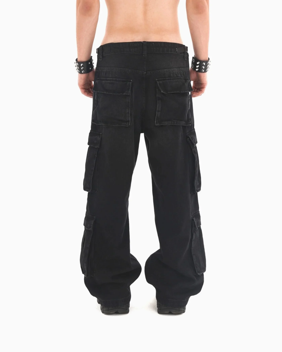 OPEN SYMBOLS HARD CARGO JEANS 