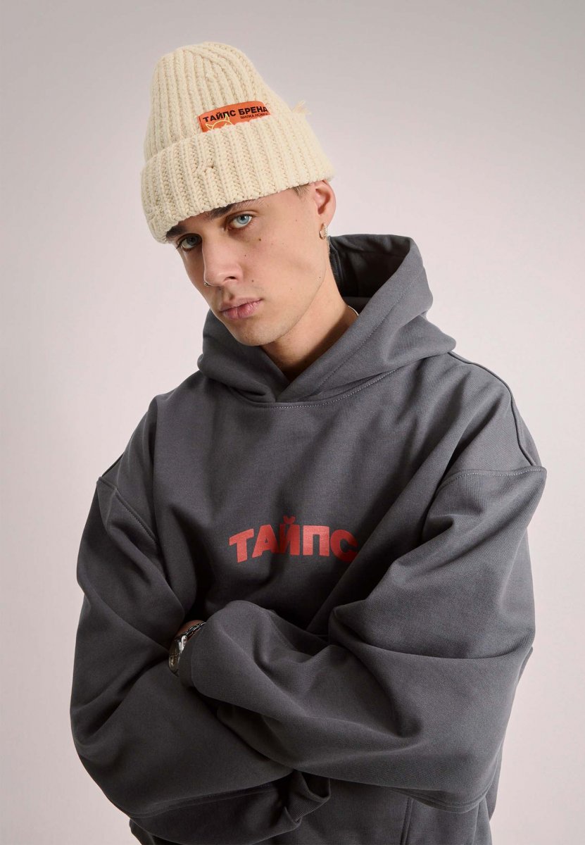 TYPES GRAY "026" HOODIE