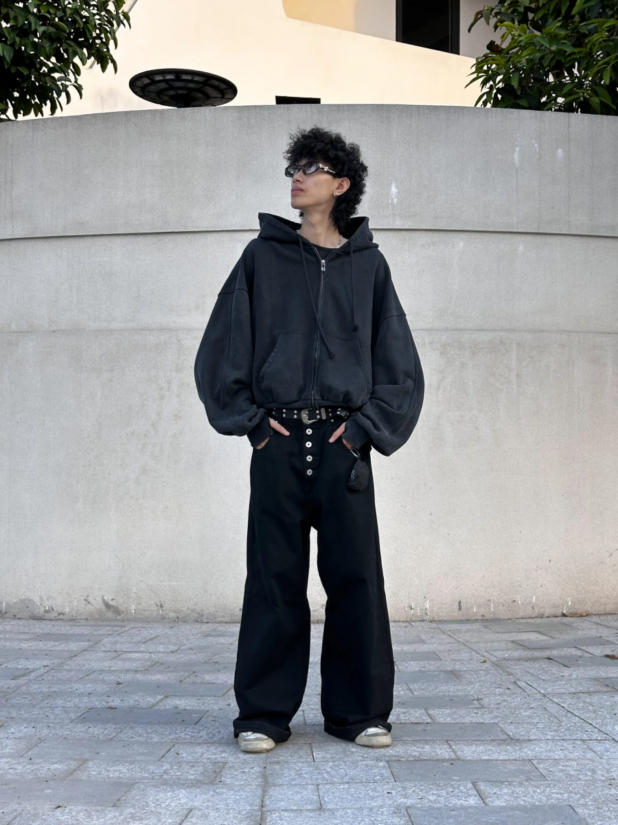 OPEN SYMBOLS BIG HOODIE GEN.2 WASHED BLACK