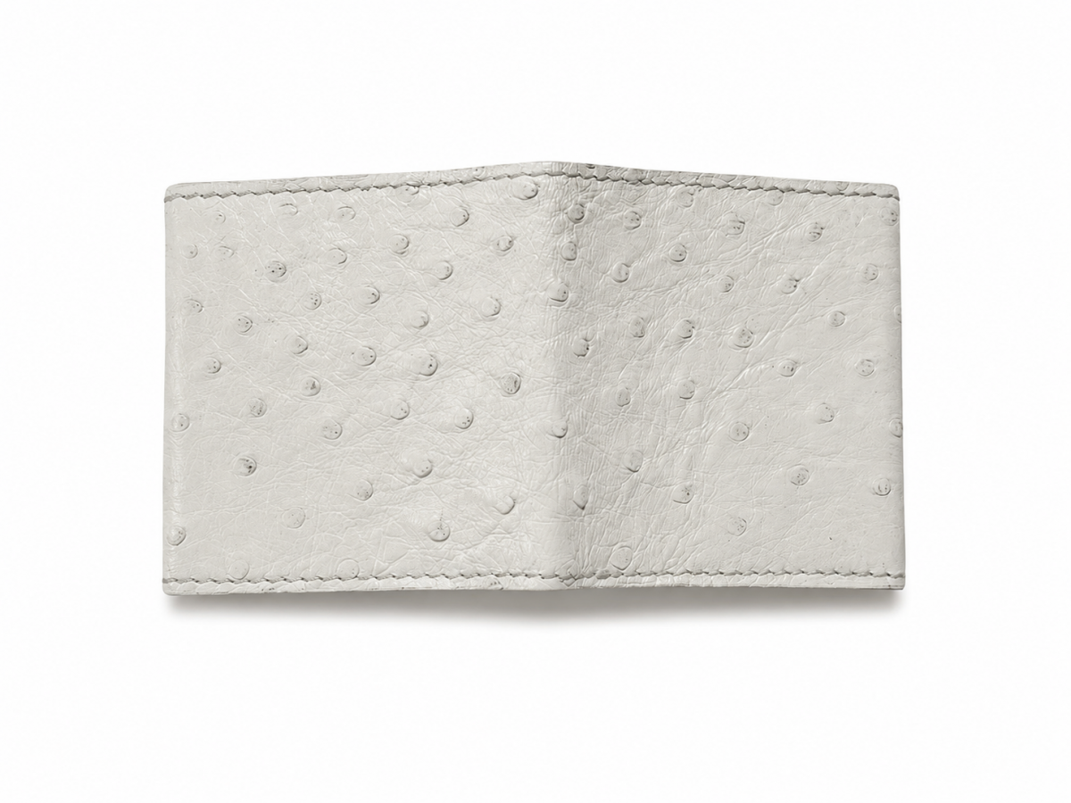 INTREG TORN WALLET OSTRICH LEATHER