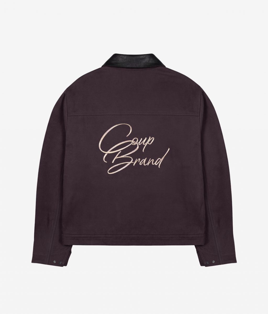 COUP BRAND JACKET BASIC BROWN