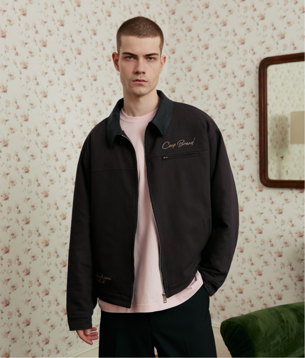 COUP BRAND JACKET BASIC BROWN