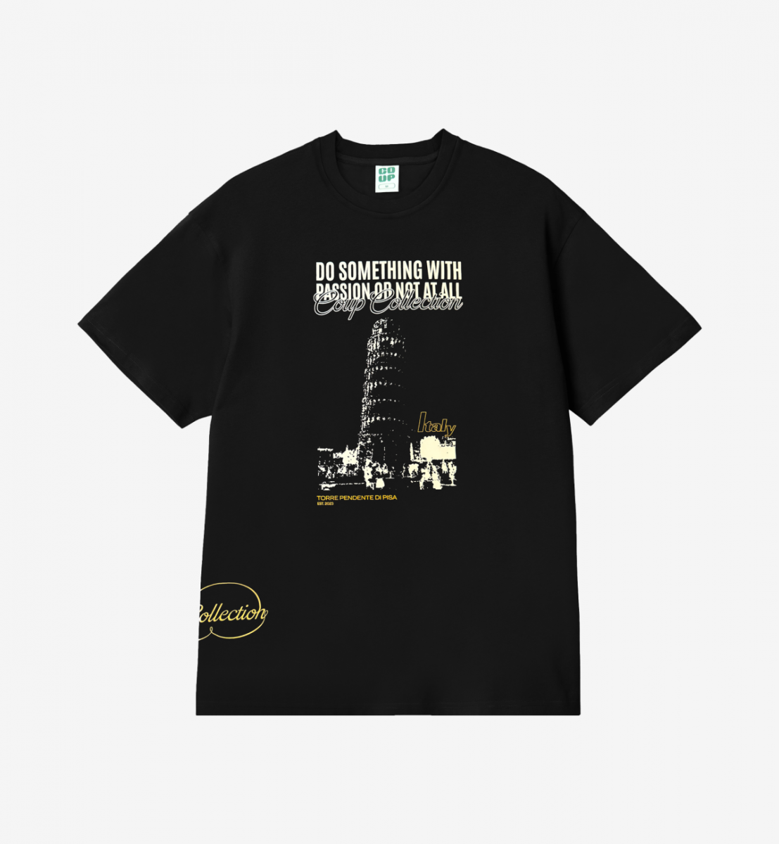 COUP BRAND T-SHIRT PISA BLACK