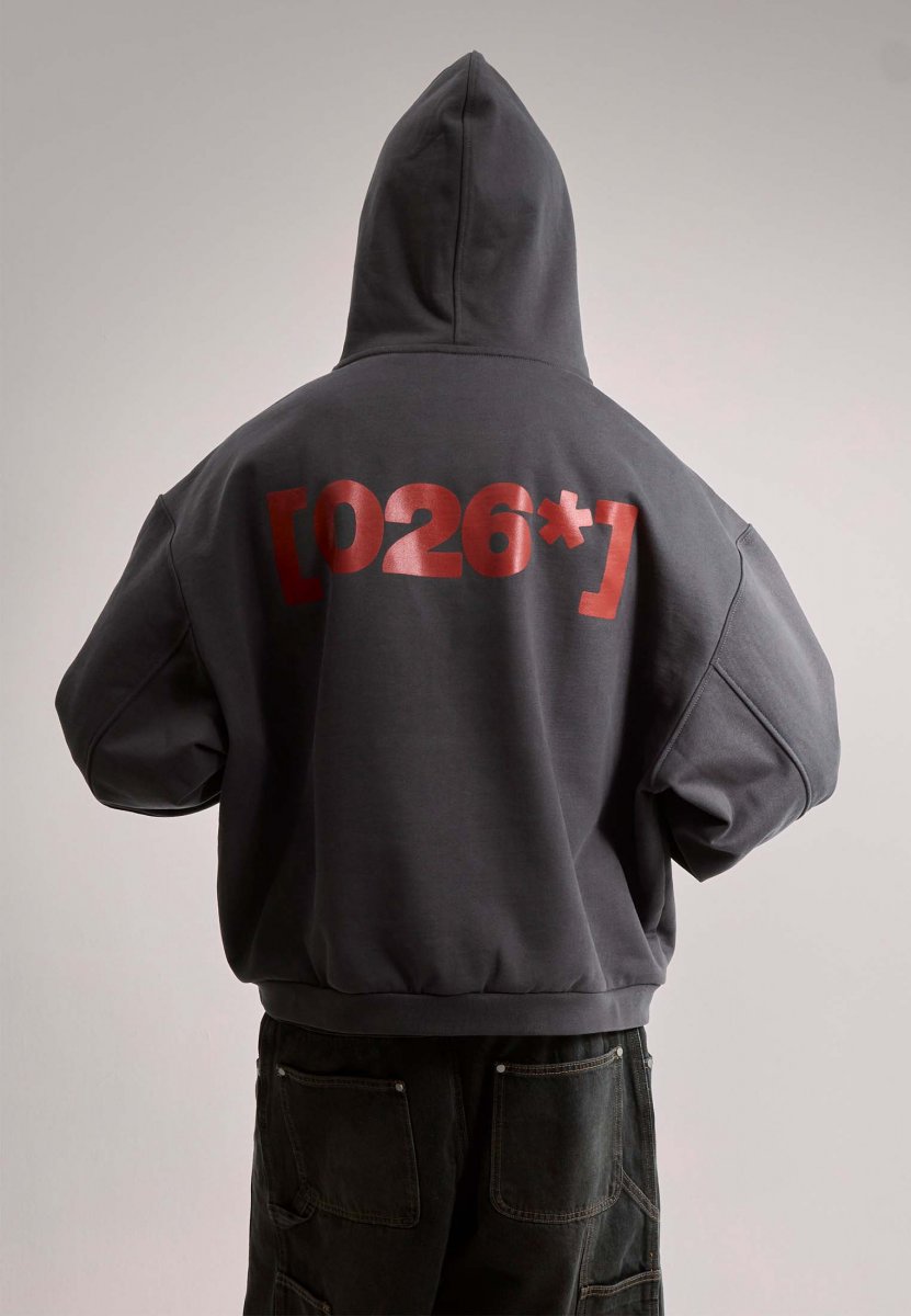TYPES GRAY "026" HOODIE