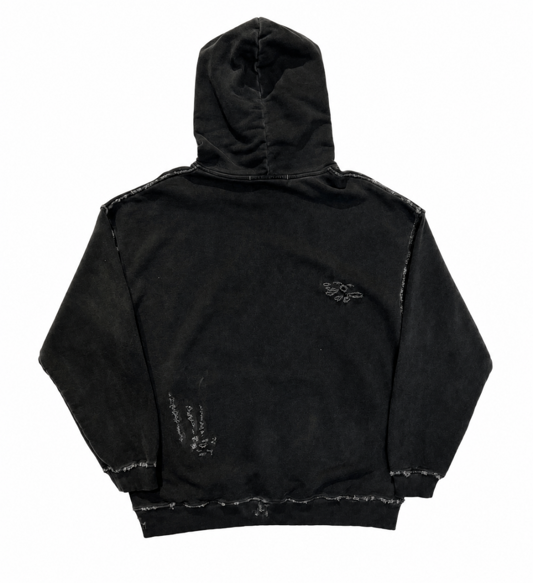 KORN HOOD DISTRESSED