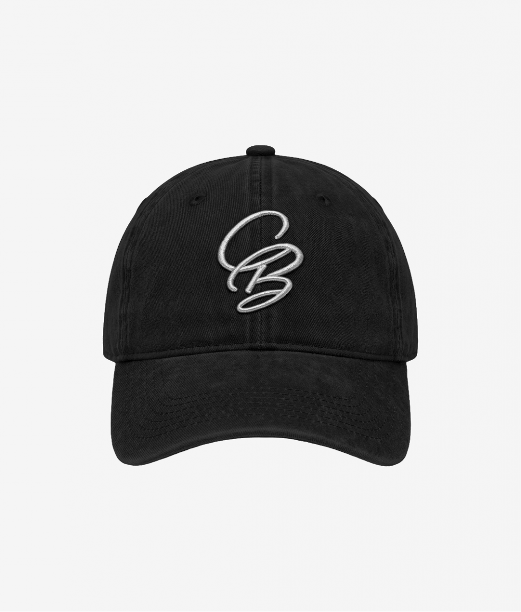 COUP BRAND CAP BLACK/SILVER