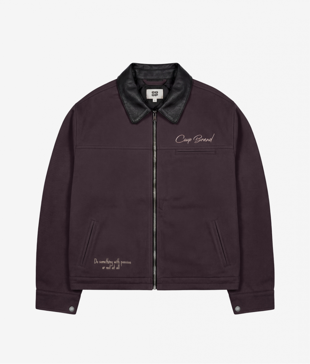 COUP BRAND JACKET BASIC BROWN