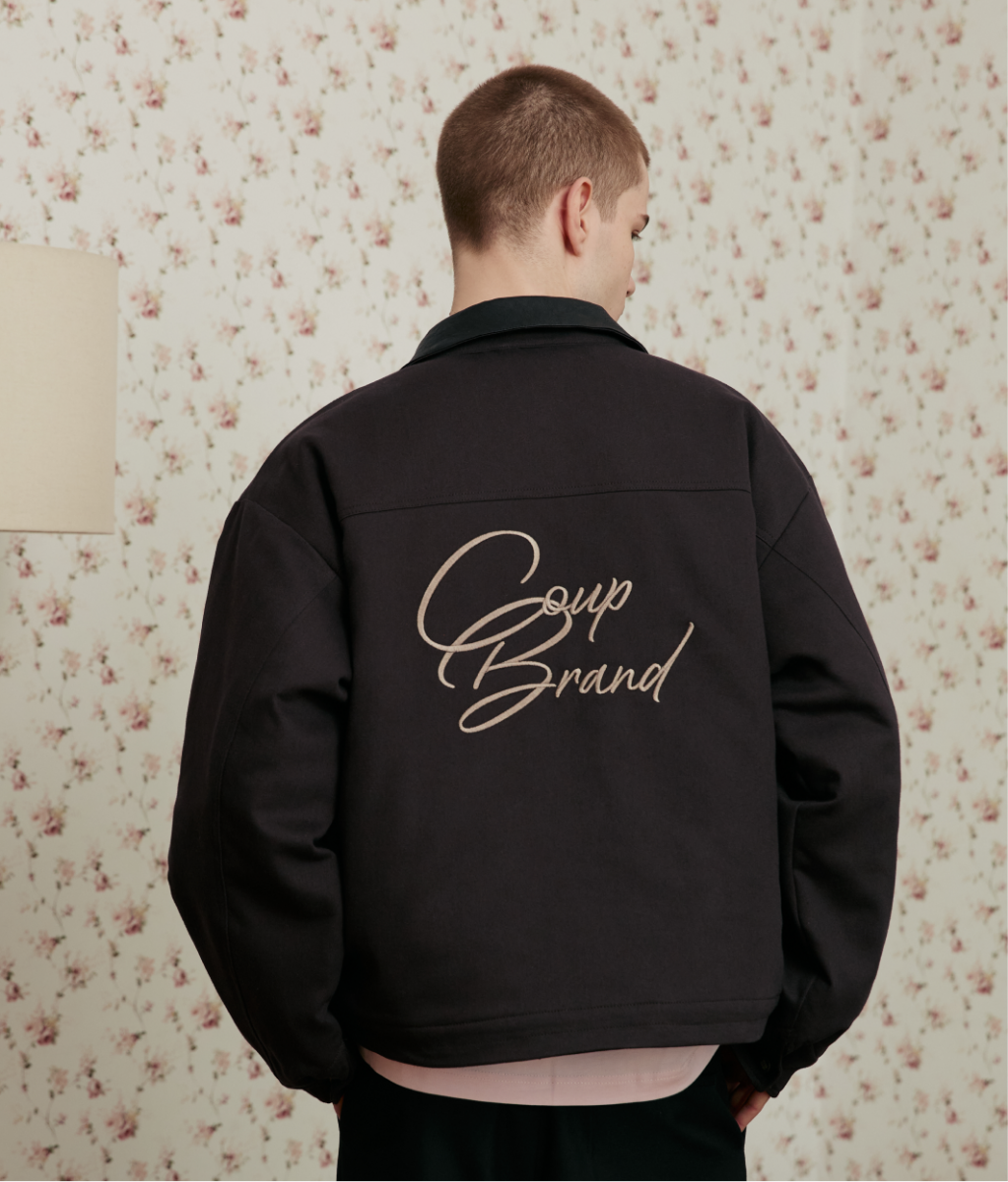 COUP BRAND JACKET BASIC BROWN