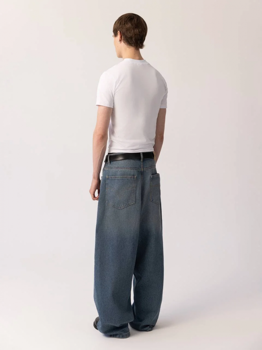 OPEN SYMBOLS BAGGY JEANS BLUE